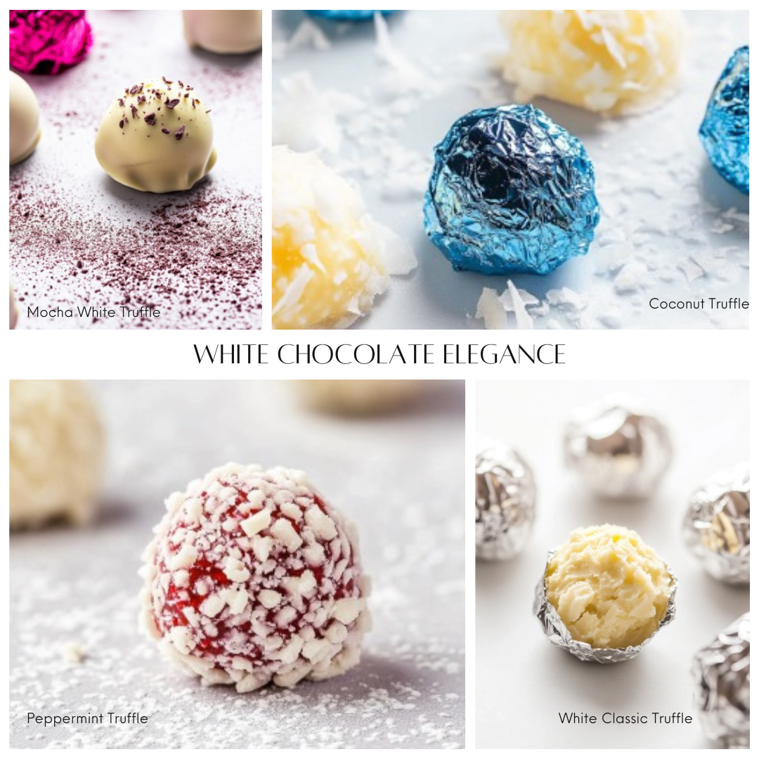 White Elegance 8ct Truffle Box