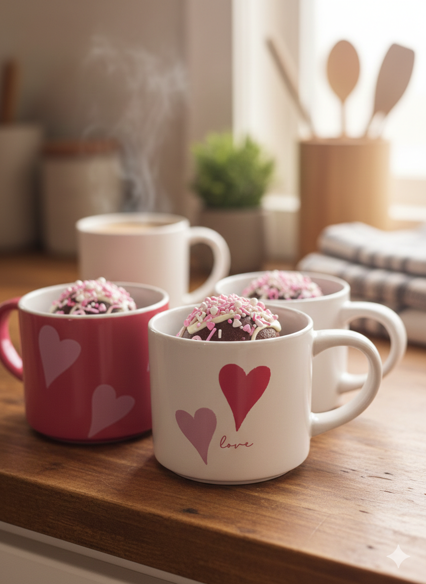 Valentine's Day Hot Chocolate Bombs