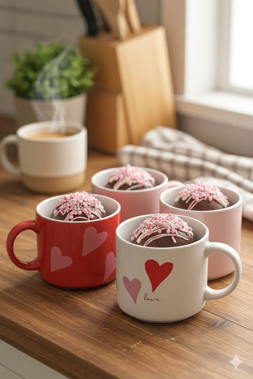 Valentine's Day Hot Chocolate Bombs